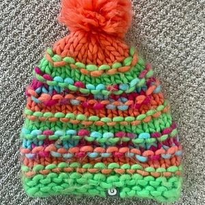 Colorful Woven Burton Pom Hat